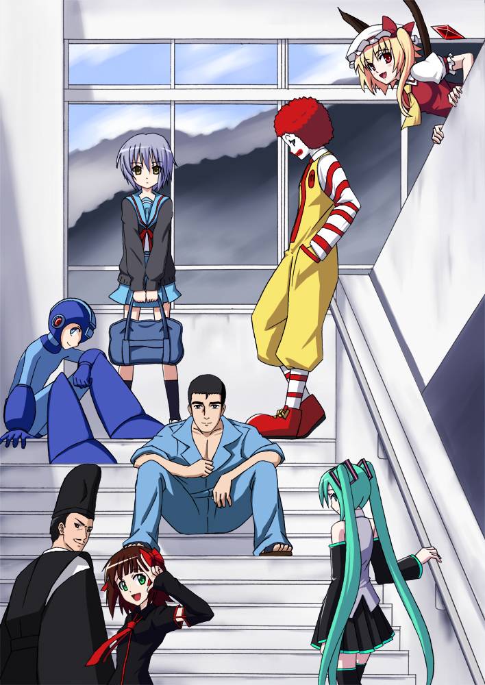 abe-takakazuamami-harukadark-harukaflandre-scarlethatsune-mikunagato-yukirockman-characterronald-mcdonaldyabeno-hikomaro