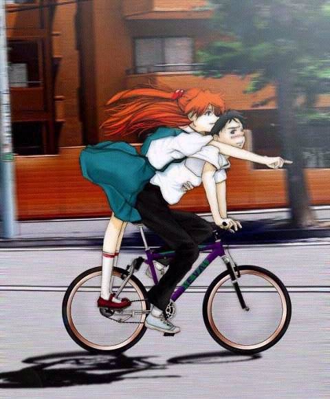 ikari shinji+soryu asuka langley