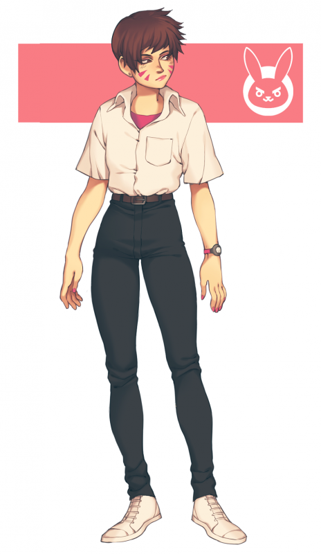 d.va (overwatch)+ikari shinji
