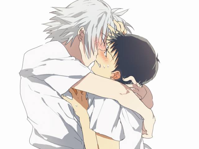 ikari shinji+nagisa kaworu