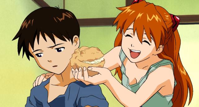 ikari shinji+soryu asuka langley
