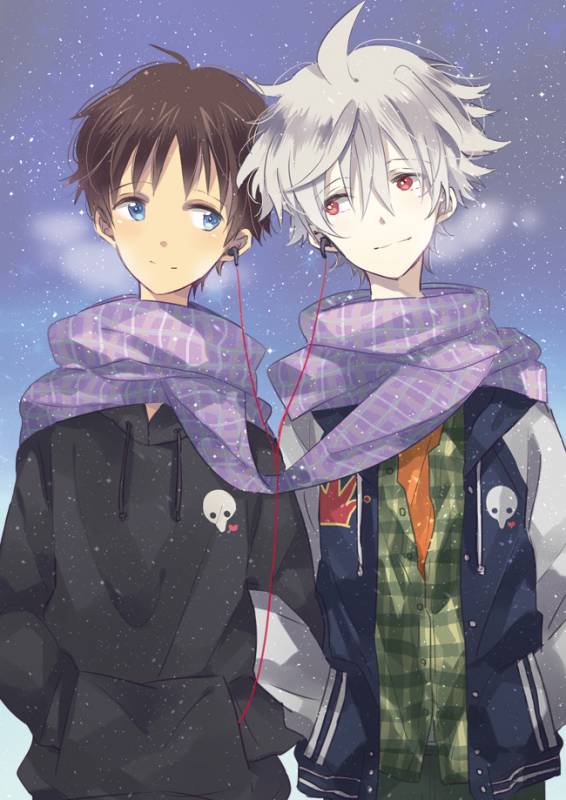 ikari shinji+nagisa kaworu