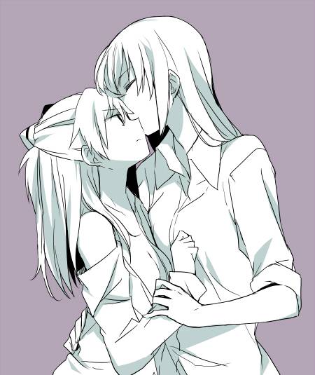 makinami mari illustrious+soryu asuka langley