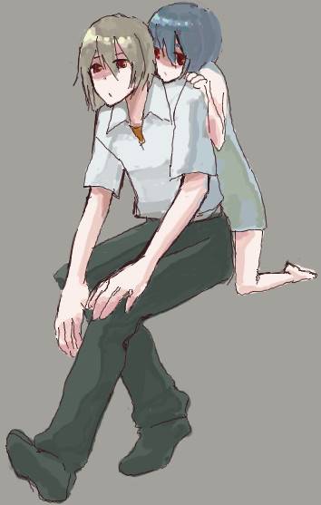 ayanami rei+nagisa kaworu