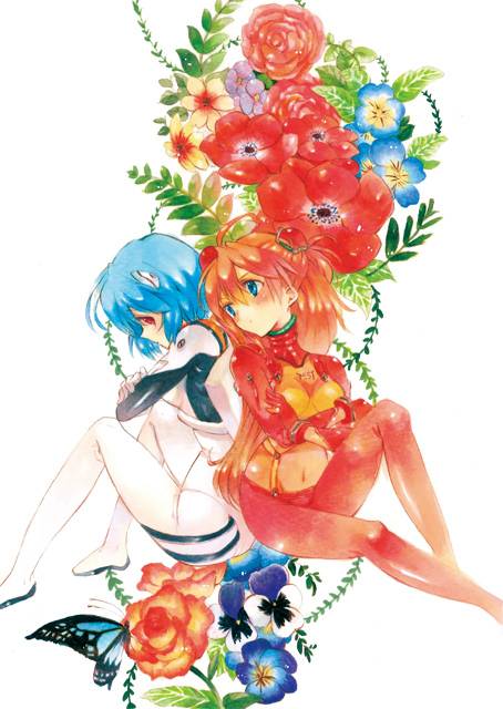 ayanami rei+soryu asuka langley