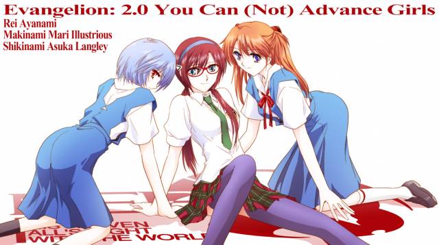 ayanami rei+makinami mari illustrious+soryu asuka langley