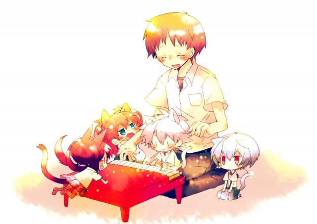ayanami rei+ikari shinji+makinami mari illustrious+nagisa kaworu+soryu asuka langley