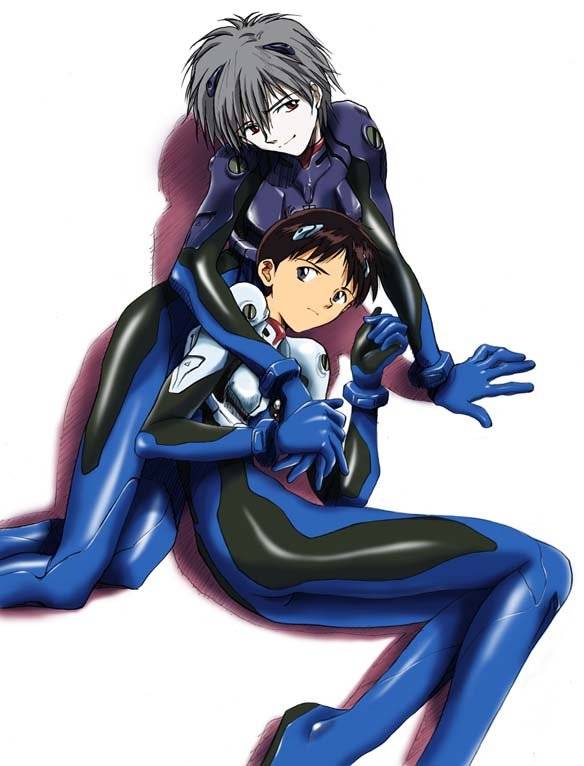 ikari shinji+nagisa kaworu