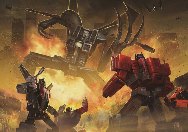 optimus prime+sachiel+sideswipe+starscream+wheeljack