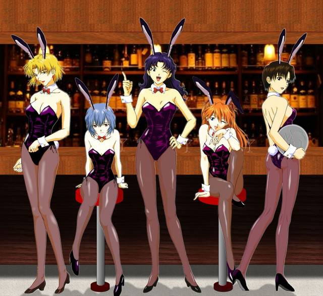 akagi ritsuko+ayanami rei+ibuki maya+katsuragi misato+soryu asuka langley