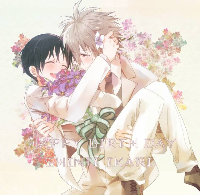 ikari shinji+nagisa kaworu