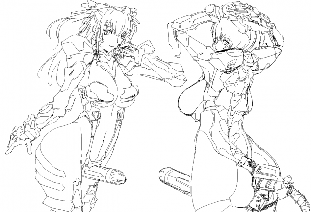 ayanami rei+soryu asuka langley