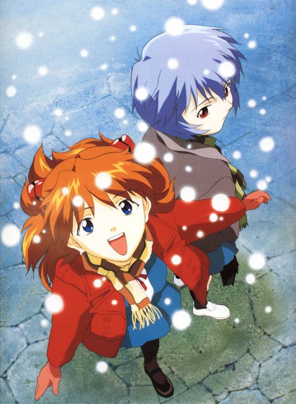 ayanami rei+soryu asuka langley