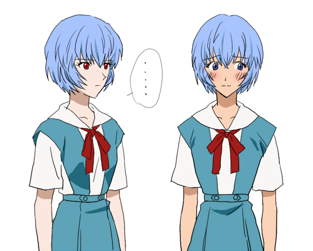 ayanami rei+ikari shinji