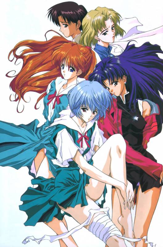 akagi ritsuko+ayanami rei+ibuki maya+katsuragi misato+soryu asuka langley