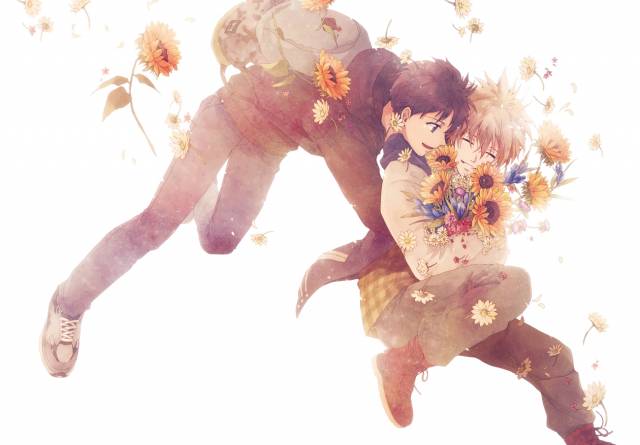 ikari shinji+nagisa kaworu