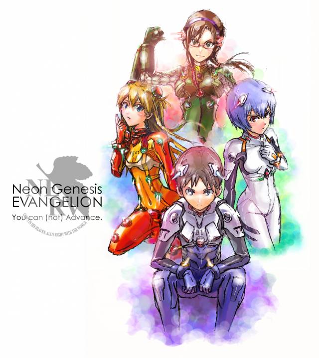 ayanami rei+ikari shinji+makinami mari illustrious+soryu asuka langley
