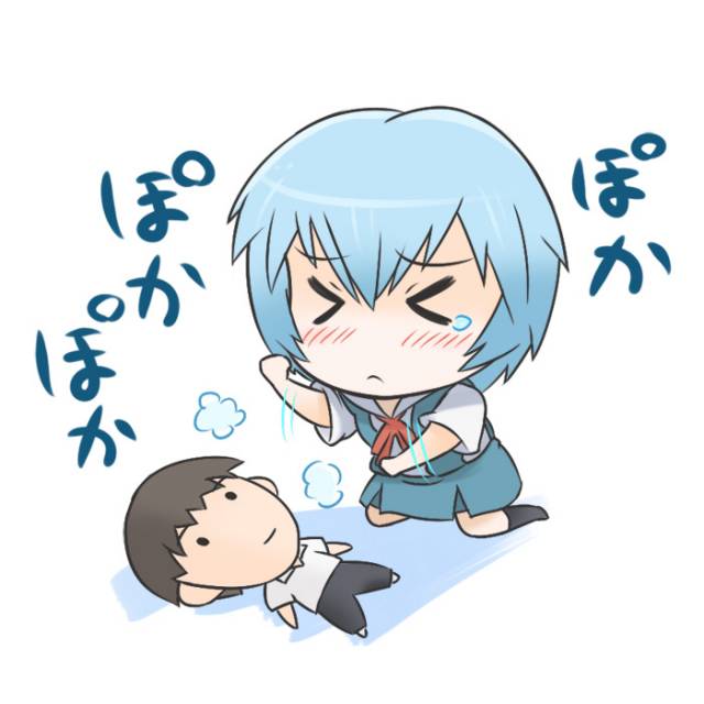ayanami rei+ikari shinji