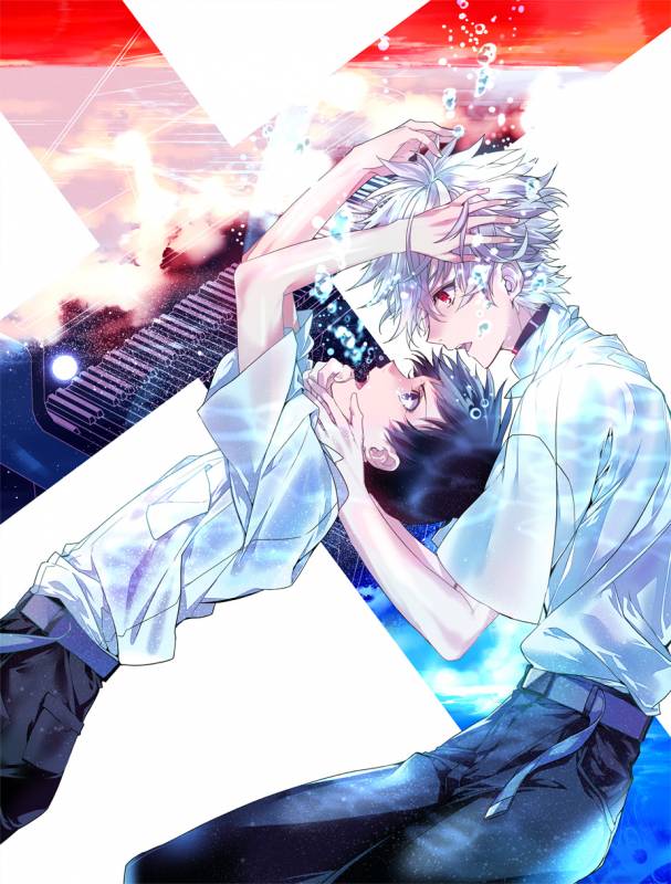 ikari shinji+nagisa kaworu