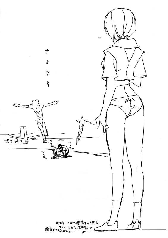ayanami rei+ikari shinji+mass production eva+soryu asuka langley