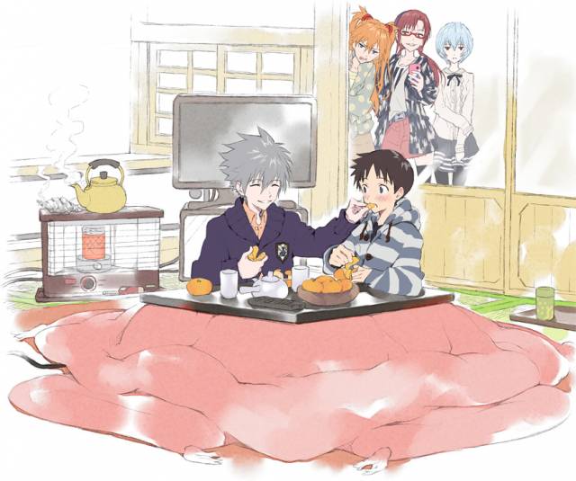 ayanami rei+ikari shinji+makinami mari illustrious+nagisa kaworu+soryu asuka langley