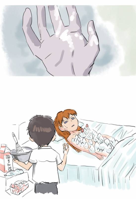 ikari shinji+soryu asuka langley
