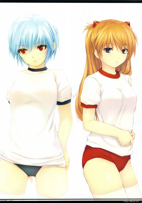 ayanami rei+soryu asuka langley