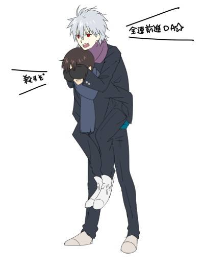 ikari shinji+nagisa kaworu