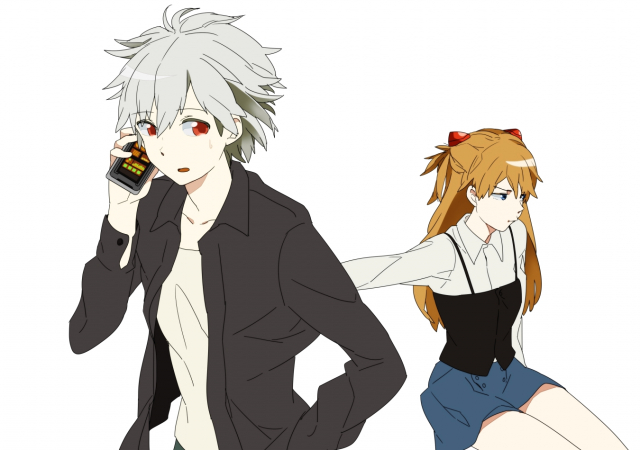nagisa kaworu+soryu asuka langley