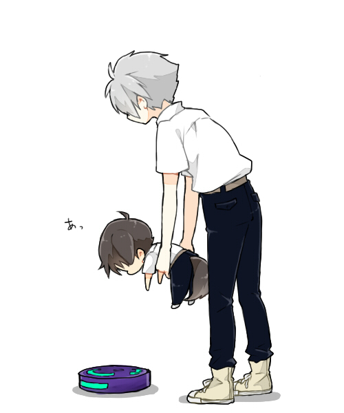 ikari shinji+nagisa kaworu