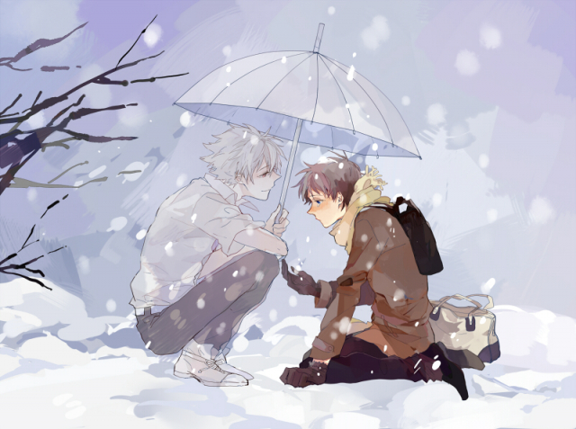 ikari shinji+nagisa kaworu