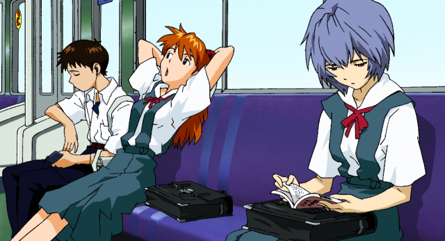 ayanami rei+ikari shinji+soryu asuka langley