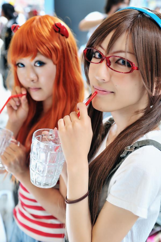 makinami mari illustrious+soryu asuka langley