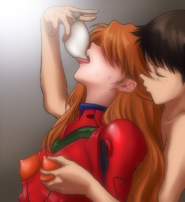 ikari shinji+soryu asuka langley