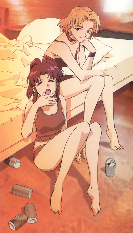 akagi ritsuko+katsuragi misato