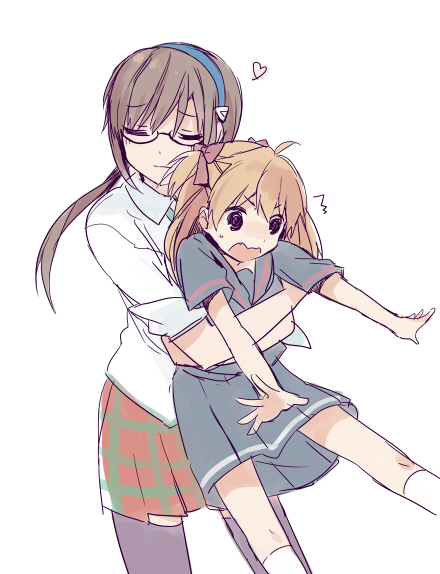 makinami mari illustrious+soryu asuka langley