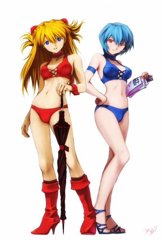 ayanami rei+soryu asuka langley