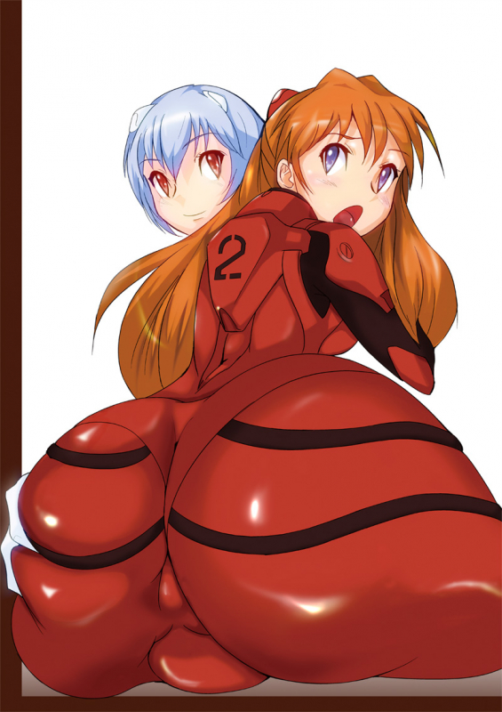 ayanami rei+soryu asuka langley