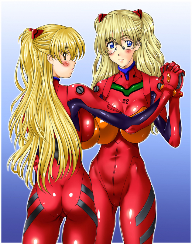 matsuoka kiyone+soryu asuka langley+sugino miyo