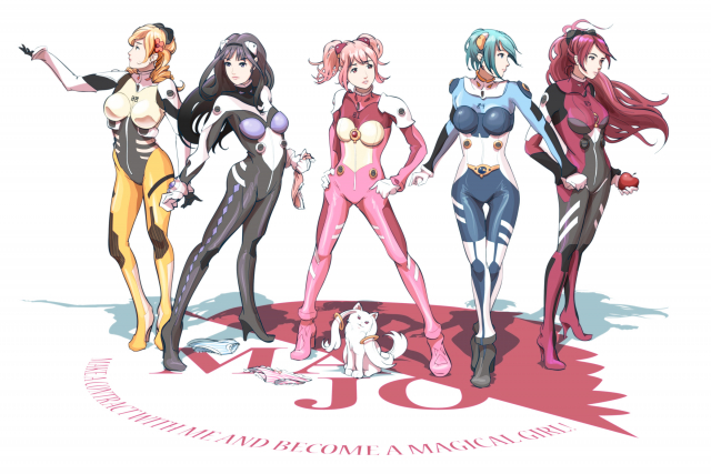 akemi homura+kaname madoka+kyubey+miki sayaka+sakura kyouko+tomoe mami