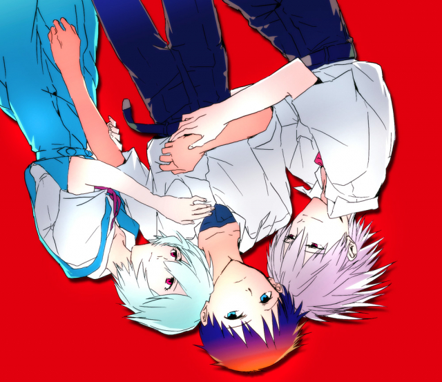 ayanami rei+ikari shinji+nagisa kaworu