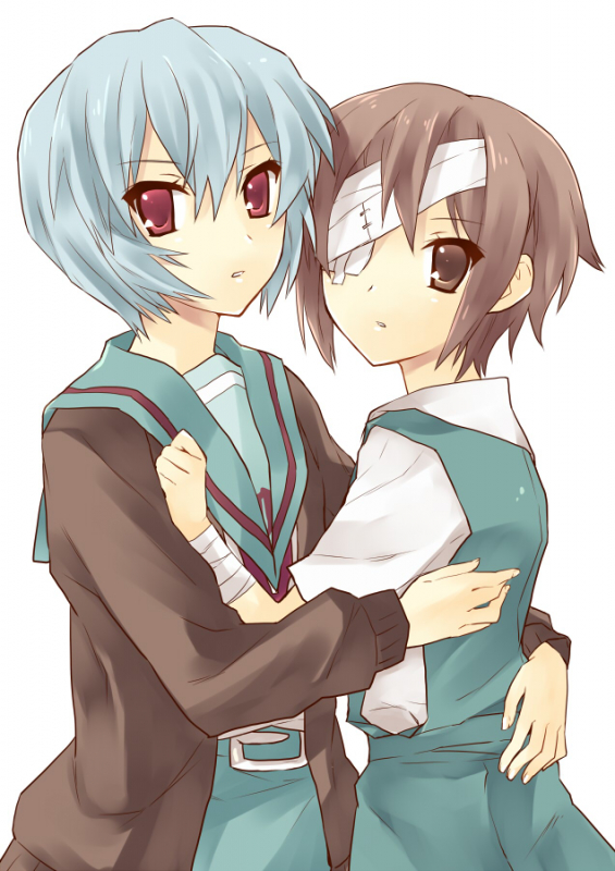 ayanami rei+nagato yuki