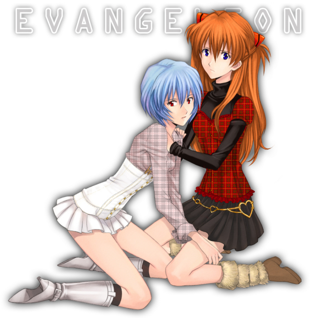 ayanami rei+soryu asuka langley