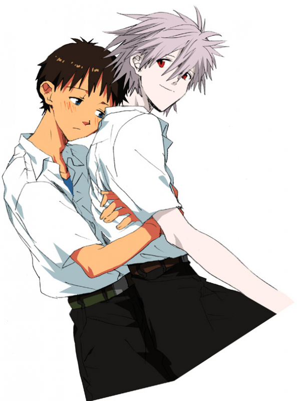 ikari shinji+nagisa kaworu