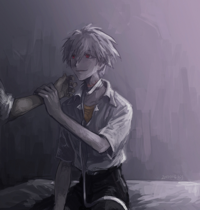 ikari shinji+nagisa kaworu