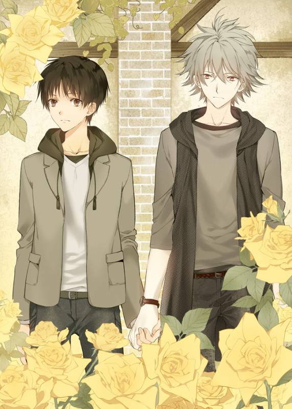 ikari shinji+nagisa kaworu