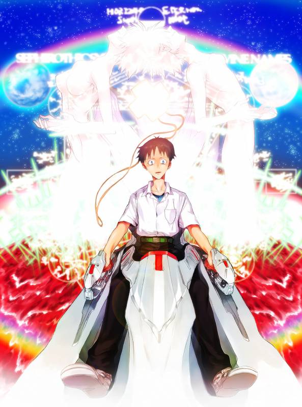 ayanami rei+ikari shinji+lilith (ayanami rei)+nagisa kaworu