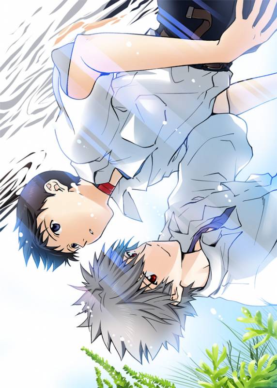 ikari shinji+nagisa kaworu