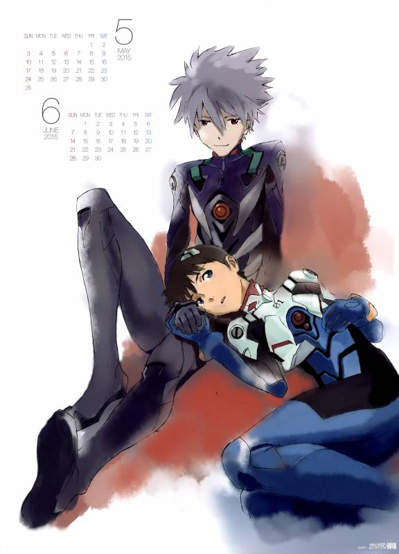 ikari shinji+nagisa kaworu