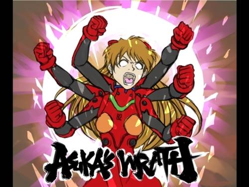asura (asura's wrath)+soryu asuka langley